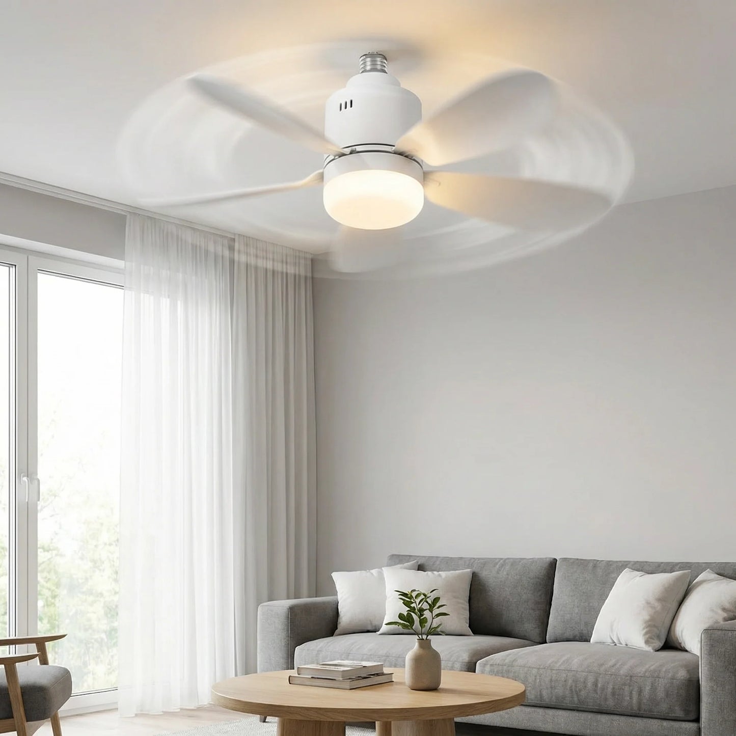 Ventilatore da Soffitto con Luce LED